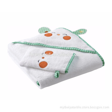 100% Organic Cotton Baby Hooded Towel